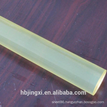 Light Yellow Flame Retardant PU Plastic Sheet Rod
